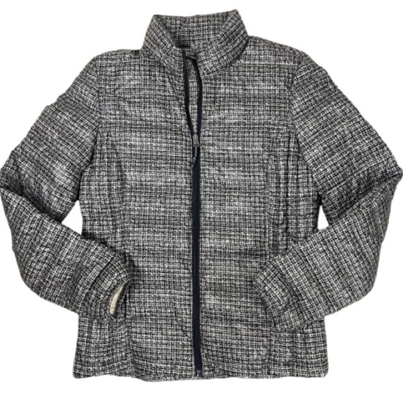 Women’s 32 Degrees Weatherproof Black Plaid Puffer Jacket Size Medium! - Picture 1 of 6